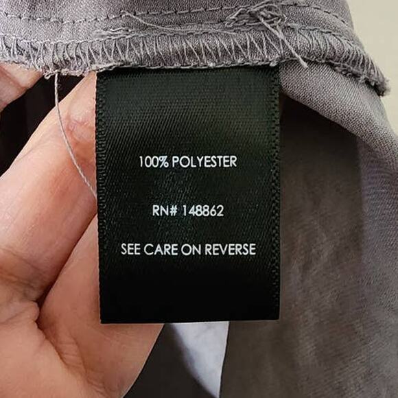 Torrid Charmeuse Frost Grey Tank 0 Large - Picture 6 of 10